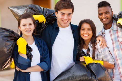 Eco-friendly disposal during South East London flat clearance