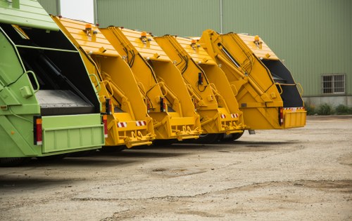 Eco-friendly waste disposal practices at a South East London site